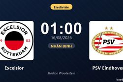 Nhận định Excelsior vs PSV Eindhoven: đội hình dự kiến