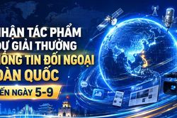 Nhận tác phẩm tham gia Giải thưởng thông tin đối ngoại toàn quốc đến ngày 5-9