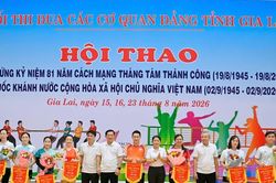 Khai mạc hội thao Khối thi đua Các cơ quan Đảng tỉnh Gia Lai năm 2026