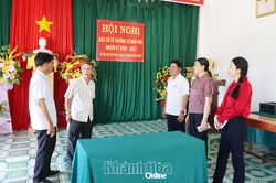 Thường trực HĐND phường Bảo An kiểm tra công tác chuẩn bị bầu cử tổ trưởng tổ dân phố