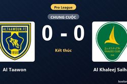 Al Taawon v&agrave; Al Khaleej Saihat bất ph&acirc;n thắng bại ng&agrave;y ra qu&acirc;n Pro League