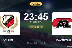 Nhận định Utrecht vs AZ Alkmaar: đội h&igrave;nh dự kiến