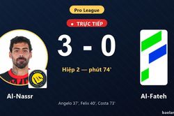 TRỰC TIẾPTrực tiếp Al-Nassr vs Al-Fateh: Al-Nassr nới rộng c&aacute;ch biệt 3-0