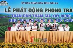 Lễ phát động phong trào toàn dân xây dựng Khu du lịch quốc gia Mộc Châu Xanh - Sạch - Đẹp - Văn minh