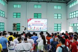 Khai mạc các môn thi đấu trước Đại hội Thể dục thể thao phường Tô Hiệu lần thứ nhất