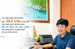Dữ liệu đất đai hoàn thành đến đâu, đưa vào khai thác, phục vụ người dân ngay đến đó