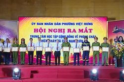Phường Việt Hưng ra mắt Trung tâm PCCC và CNCH