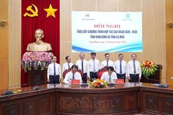 Cà Mau - Ninh Bình vun đắp nghĩa tình, mở rộng hợp tác trong giai đoạn mới