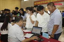 Số hóa thủ tục đón tân sinh viên tại Thái Nguyên