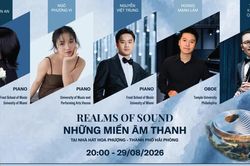 Hòa nhạc 'Những miền âm thanh', mở đầu chuỗi hoạt động xây dựng 'Thành phố Âm nhạc'