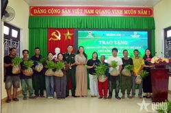 TP Huế: Bộ đội Biên phòng phối hợp trao tặng 135.000 cây keo giống cho người dân xã A Lưới 3