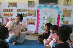 Tăng cường tiếng Việt ở Tà Tổng: Mở cánh cửa tri thức cho trẻ vùng cao