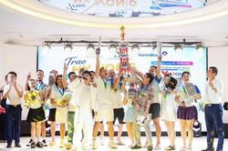 Sôi động Giải Pickleball LCF tranh cúp Miss Dental
