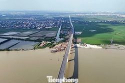 Cận cảnh cầu 1.600 tỷ nối khu thương mại tự do với cảng Nam Đồ Sơn