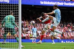 Trực tiếp Si&ecirc;u c&uacute;p Anh: Arsenal vs Man City 2-0 (hết H1): Haaland v&agrave; đồng đội gặp kh&oacute;