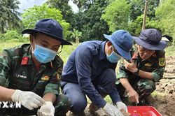 An Giang: Tập trung toàn lực cho công tác lấy mẫu sinh phẩm hài cốt liệt sỹ