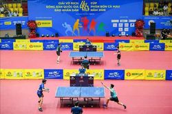 Bế mạc Giải vô địch bóng bàn quốc gia Báo Nhân Dân lần thứ 44
