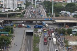 Tp.HCM: Nút giao hơn 3.600 tỷ đồng dần hình thành, gỡ 'điểm nghẽn' tại cửa ngõ cảng Cát Lái