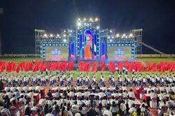 Hàng nghìn người tham gia Đại hội Thể dục thể thao tỉnh An Giang