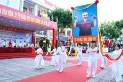Bắc Ninh: Gần 200 vận động viên tranh tài tại Đại hội Thể dục thể thao xã Hợp Thịnh