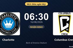 Nhận định Charlotte vs Columbus Crew: đội hình dự kiến