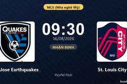Nhận định San Jose Earthquakes vs St. Louis City: đội hình dự kiến