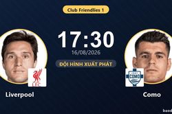 TRỰC TIẾPTrực tiếp Liverpool vs Como: Hiệp 2 bắt đầu, h&ograve;a 0-0