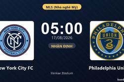 Nhận định New York City FC vs Philadelphia Union: đội hình dự kiến