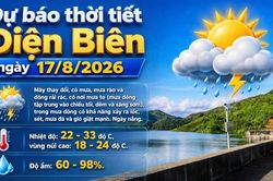 Bản tin Dự báo thời tiết ngày 17/8/2026