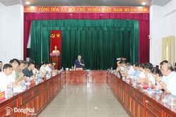 Lãnh đạo thành phố làm việc với các địa phương về công tác khám sức khỏe toàn dân và chuẩn bị năm học mới