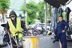 Phường Quy Nhơn kẻ vạch dành riêng không gian cho người đi bộ