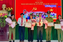 Xã Đề Gi tổ chức Ngày hội Toàn dân bảo vệ an ninh Tổ quốc