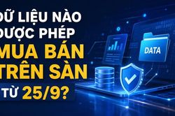 Dữ liệu nào được phép mua bán trên sàn từ 25-9?