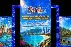 20 giờ 10 phút ngày 16-8: Tiếp sóng trực tiếp Lễ khai mạc Ngày hội Văn hóa, Du lịch Khánh Hòa tại Quảng Trị 2026 trên KTV và KTV1