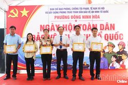 Phường Đông Ninh Hòa tổ chức Ngày hội Toàn dân bảo vệ an ninh Tổ quốc năm 2026