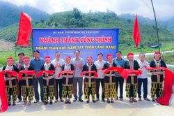 Tân Hợp khánh thành hai công trình giao thông trị giá gần 3 tỷ đồng