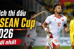 Cập nhật lịch thi đấu ASEAN Cup 2026 (AFF Cup) mới nhất