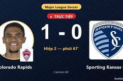 TRỰC TIẾPTrực tiếp Colorado Rapids vs Sporting Kansas City: Colorado Rapids mở tỷ số