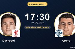 TRỰC TIẾPTrực tiếp Liverpool vs Como: Trận đấu đang diễn ra