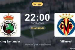 Nhận định Racing Santander vs Villarreal: đội h&igrave;nh dự kiến