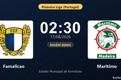 Nhận định Famalicao vs Maritimo: đội h&igrave;nh dự kiến