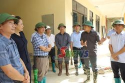 Giám sát tiến độ xây dựng Trường Phổ thông nội trú liên cấp Tiểu học - THCS Mường Lạn