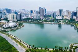 Công viên An Hòa: Không gian xanh giữa lòng Cầu Giấy