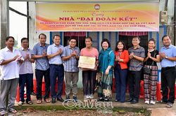 Hỗ trợ xây dựng 4 căn nhà Đại đoàn kết cho hộ khó khăn