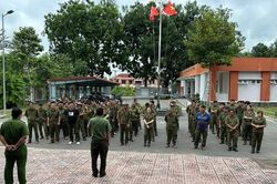 Công an phường Long Nguyên: Tập huấn, bồi dưỡng nghiệp vụ cho lực lượng an ninh trật tự ở cơ sở