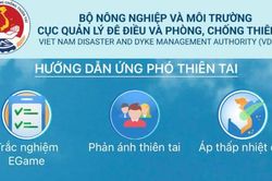 Ra mắt ứng dụng 'Hướng dẫn phòng, chống thiên tai' cho người dân