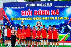 Phường Hoàng Mai: sôi nổi phong trào thể thao hè, tạo sân chơi an toàn cho trẻ