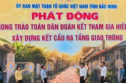 Bắc Ninh phát động phong trào 'Toàn dân đoàn kết tham gia hiến đất xây dựng kết cấu hạ tầng giao thông'