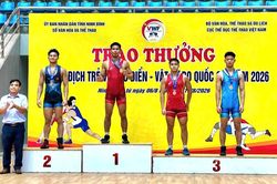 Vật Thanh Hóa giành 22 huy chương tại Giải vô địch trẻ quốc gia 2026