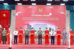 Đại tướng Lương Tam Quang dự Lễ khánh thành công trình mở rộng Trụ sở Bộ Công an